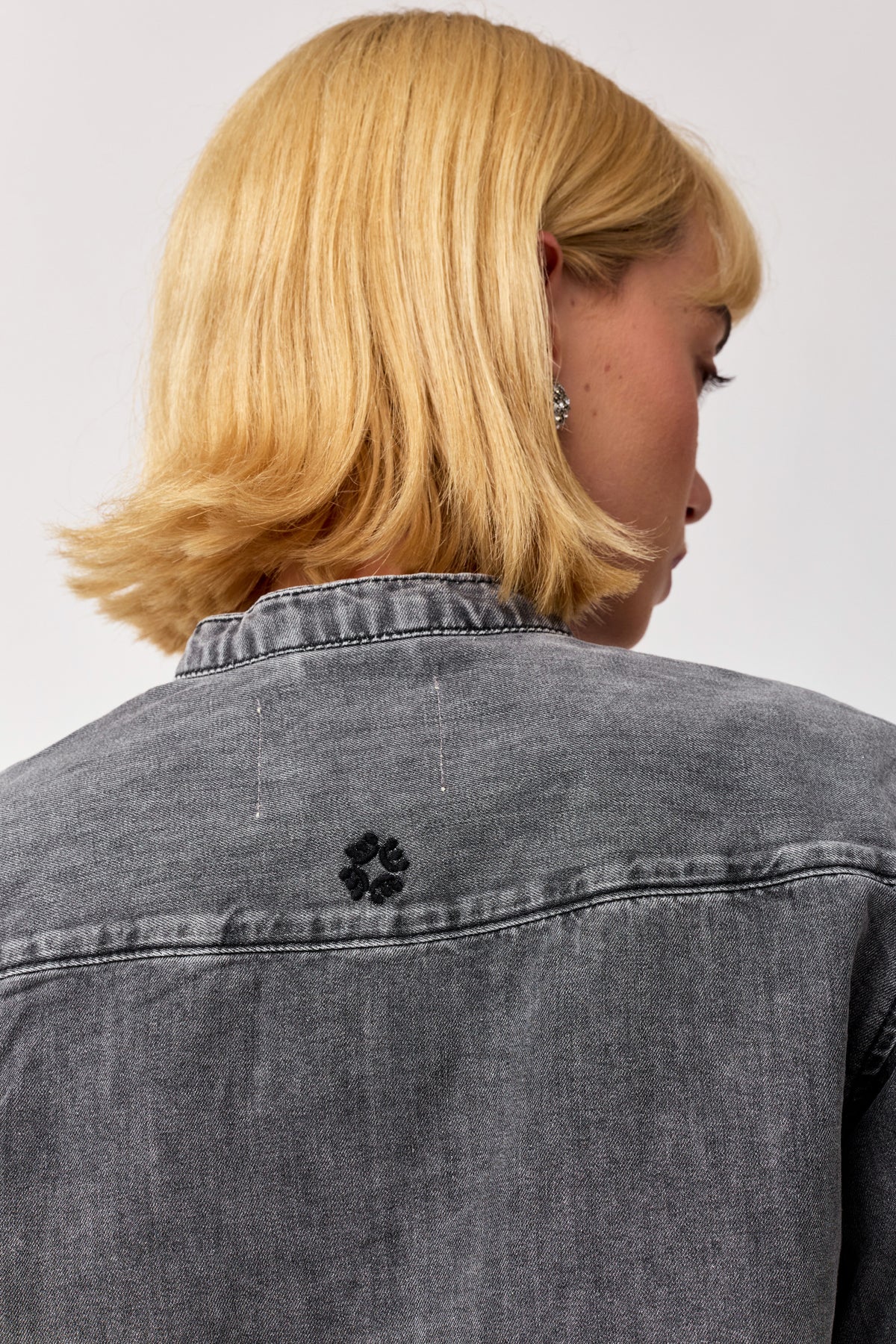 Yucca Grey  Denim  Shirt 3741 image 1