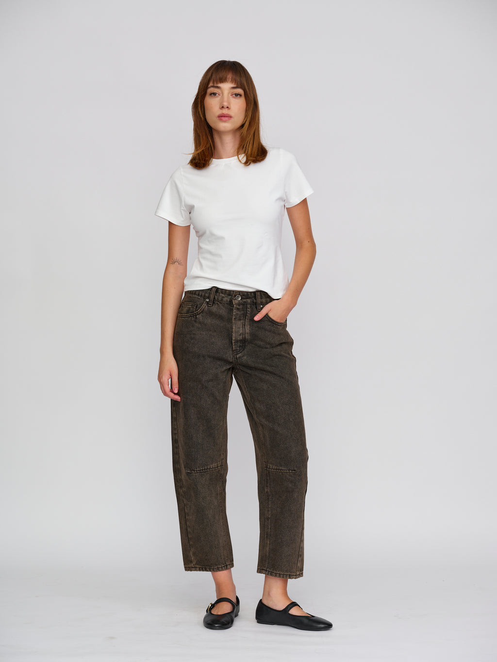 Opal Brown Denim
