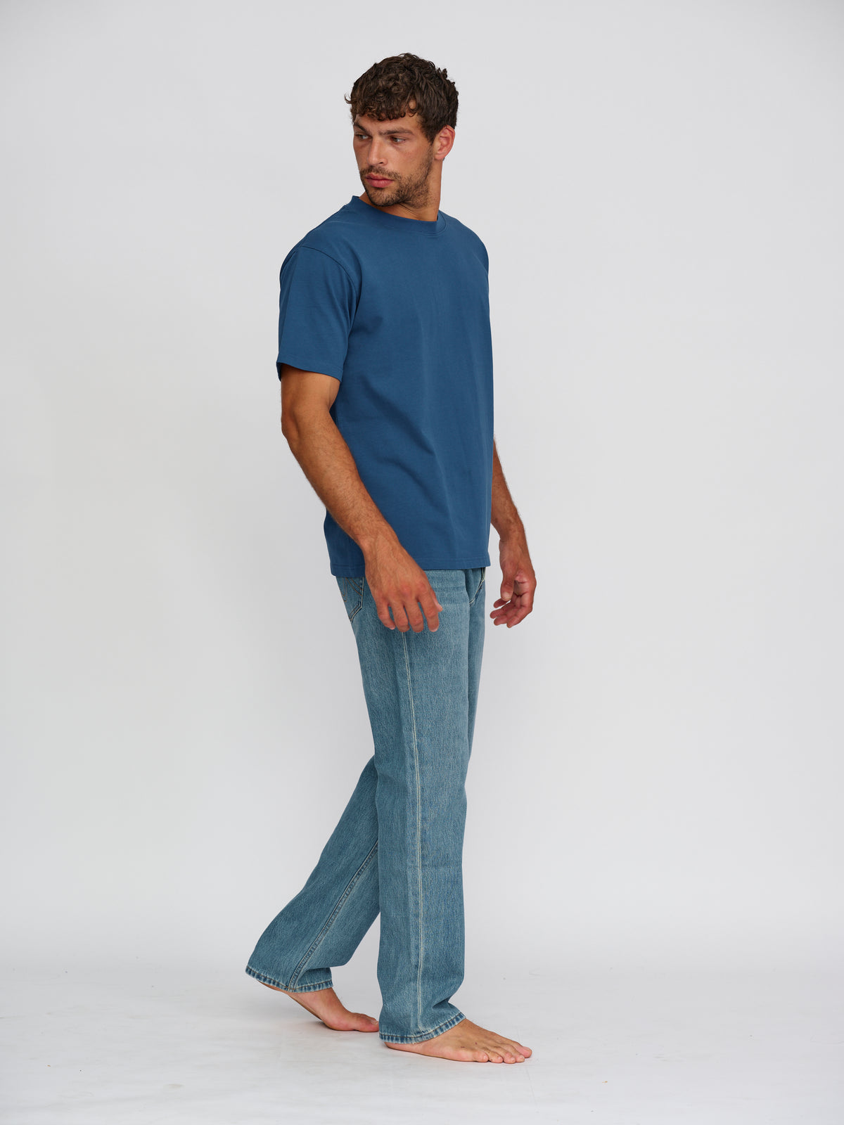 McClane Cotton T Indigo