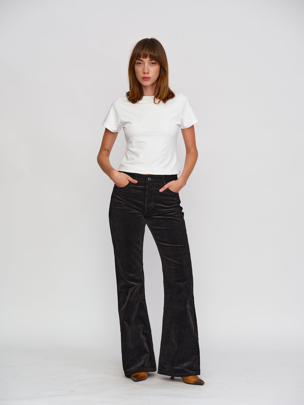 Cordelia Corduroy Black