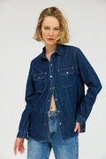 Image: Blue Denim Shirin Shirt
