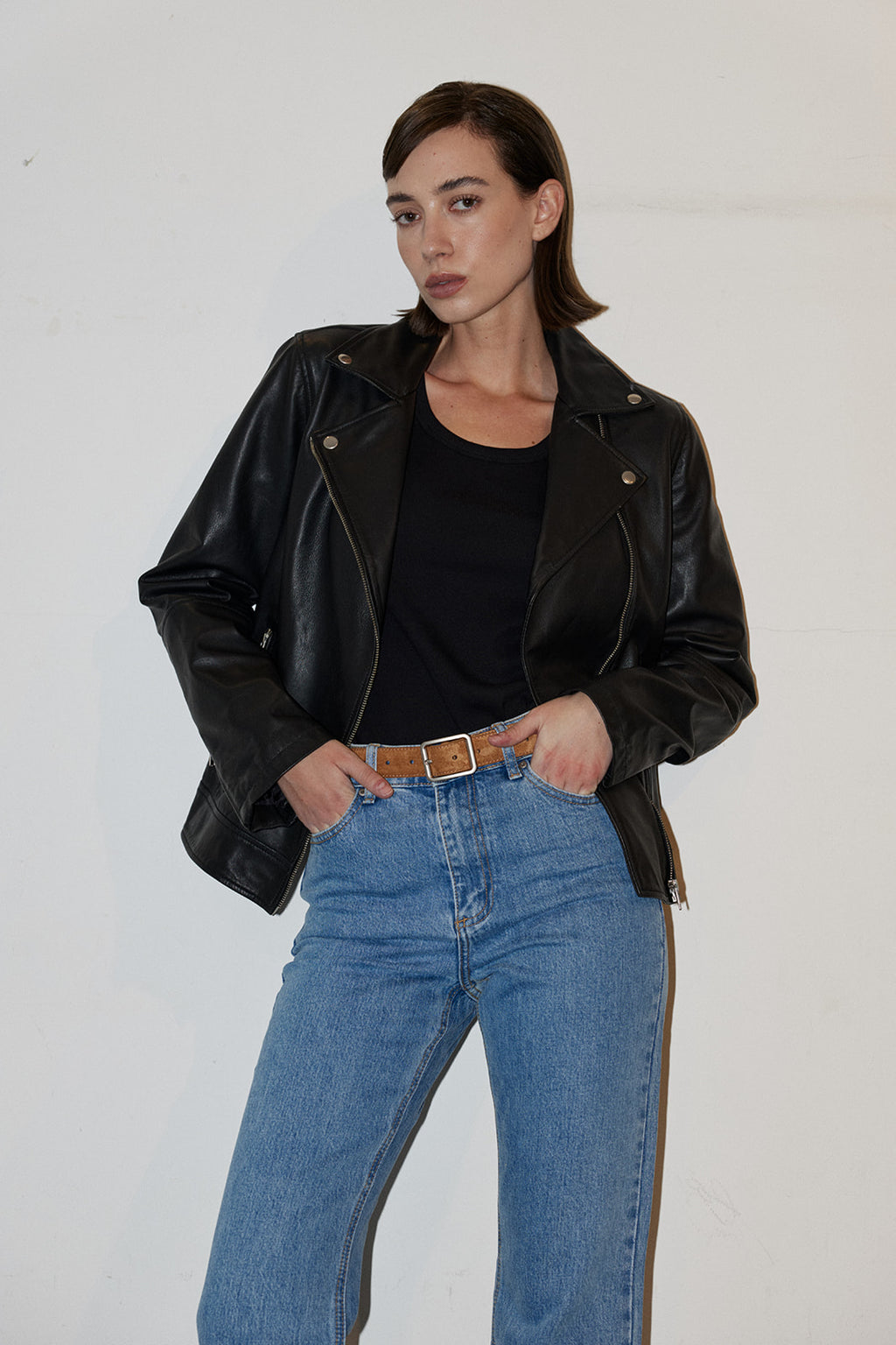 Tanzanite Leather Jacket image 3