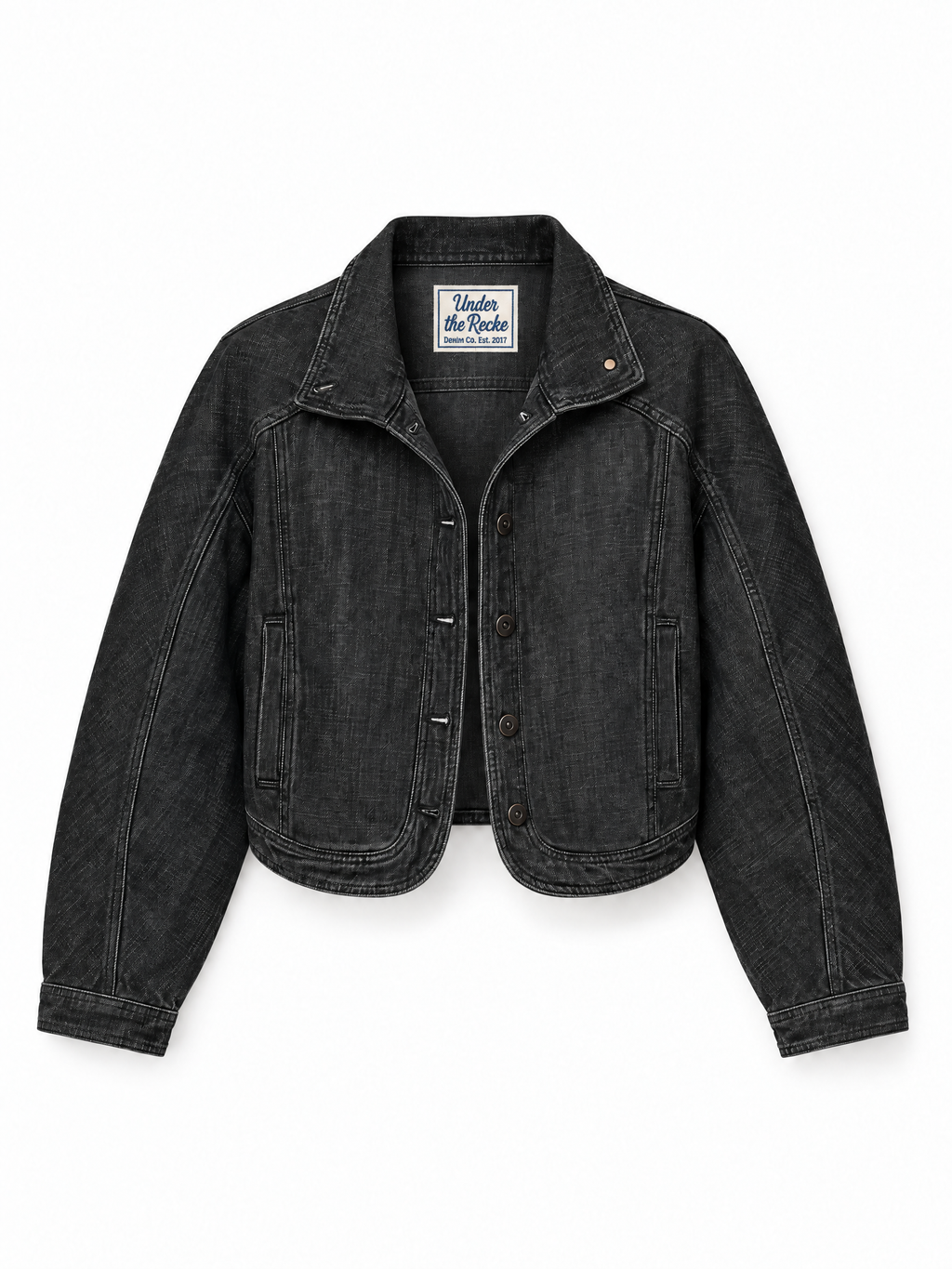 Moon Denim Faded Black Jacket
