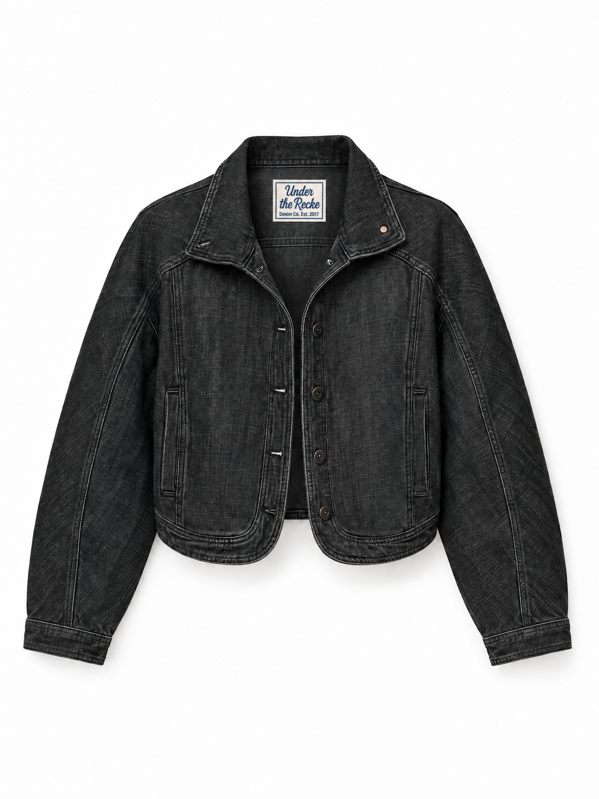 Moon Denim Faded Black Jacket